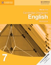 Cambridge Checkpoint English Workbook Book 7 - фото 10887