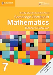 Cambridge Checkpoint Mathematics Teacher's Resource CD-ROM 7 - фото 10896