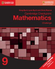 Cambridge Checkpoint Mathematics Challenge 9 - фото 10907