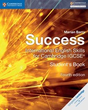 Success International English Skills for IGCSE™ Fourth edition Student’s Book - фото 10957