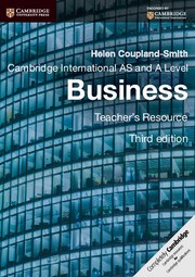 Cambridge International AS & A Level Business Teacher's Resource with CD-ROM - фото 11203