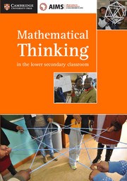 Mathematical Thinking in the lower secondary classroom - Teacher Resource - фото 11423