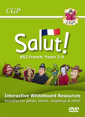 Salut! KS2 French Interactive Whiteboard Resources - Years 3-4 (DVD-ROM) 9781782944232 - фото 11876