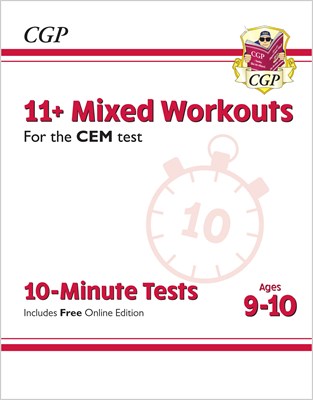 11+ CEM 10-Minute Tests: Mixed Workouts - Ages 9-10 (with Online Edition) - фото 12091