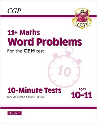 11+ CEM 10-Minute Tests: Maths Word Problems - Ages 10-11 Book 1 (with Online Edition) - фото 12124