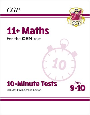 11+ CEM 10-Minute Tests: Maths - Ages 9-10 (with Online Edition) - фото 12126