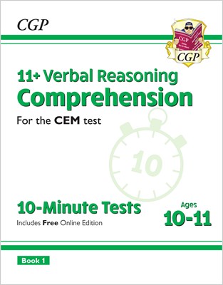 11+ CEM 10-Minute Tests: Comprehension - Ages 10-11 Book 1 (with Online Edition) - фото 12172