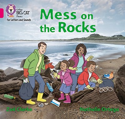 Collins Big Cat Phonics For Letters And Sounds - Mess On The Rocks: Band 01b/pink B - фото 15053
