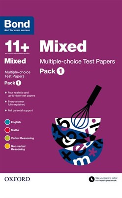 Bond 11+ Multi 11+ Test Papers Mixed Pk1 9780192740816 - фото 16082