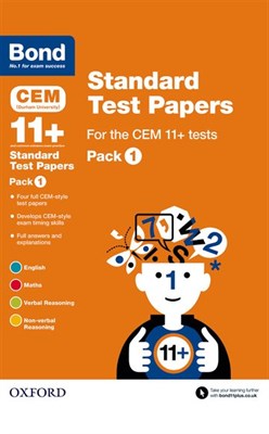 Bond 11+: Cem Standard Test Papers Pk 1 9780192742186 - фото 16135