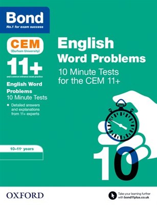Bond 11+ Cem Eng Word Problems 10m Test 10-11 - фото 16142