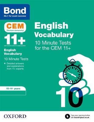 Bond 11+ Cem Eng Vocabulary 10m Test 10-11 - фото 16144