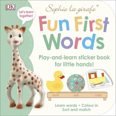 Sophie la girafe Fun First Words 9780241307090 - фото 17746