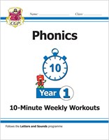 KS1 English 10-Minute Weekly Workouts: Phonics - Year 1