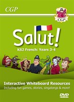 Salut! KS2 French Interactive Whiteboard Resources - Years 3-4 (DVD-ROM, 1-Year licence)