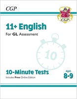 11+ GL 10-Minute Tests: English - Ages 8-9 (with Online Edition)