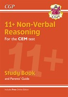 11+ CEM Non-Verbal Reasoning Study Book (with Parents’ Guide & Online Edition)