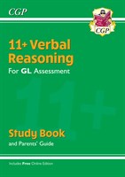 11+ GL Verbal Reasoning Study Book (with Parents’ Guide & Online Edition)