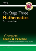 KS3 Maths Complete Study & Practice - Foundation (with Online Edition)