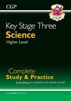 KS3 Science Complete Study & Practice - Higher (with Online Edition)