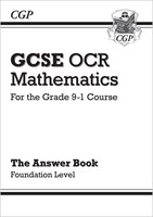 GCSE Maths OCR Answers for Workbook: Foundation - for the Grade 9-1 Course
