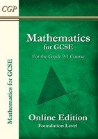 Maths for GCSE Textbook: Online Edition with answers - Foundation (for the Grade 9-1 Course)