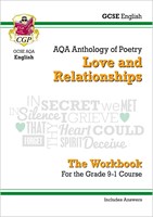 GCSE English Literature AQA Poetry Workbook: Love & Relationships Anthology (includes Answers)