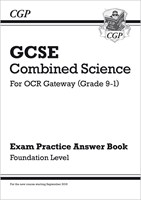 GCSE Combined Science: OCR Gateway Answers (for Exam Practice Workbook) - Foundation