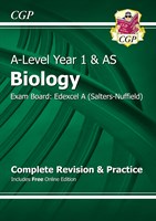 A-Level Biology: Edexcel A Year 1 & AS Complete Revision & Practice with Online Edition