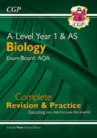 A-Level Biology for 2018: AQA Year 1 & AS Complete Revision & Practice with Online Edition