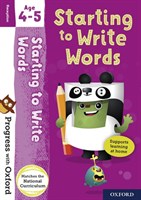 Pwo: Writing Words Age 4-5 Bk/sticker