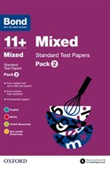 Bond 11+ Stand Test Papers Mixed Pk2