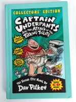 "Captain Underpants" and the Attack of the Talking Toilets Hardcover WITHOUT CD/БЕЗ CD