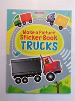 Make a Picture Sticker Book: Trucks (Make a Picture Sticker Books) Paperback