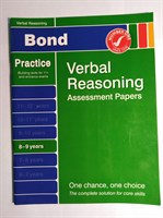 Bond Second Papers in Verbal Reasoning 8-9 Years